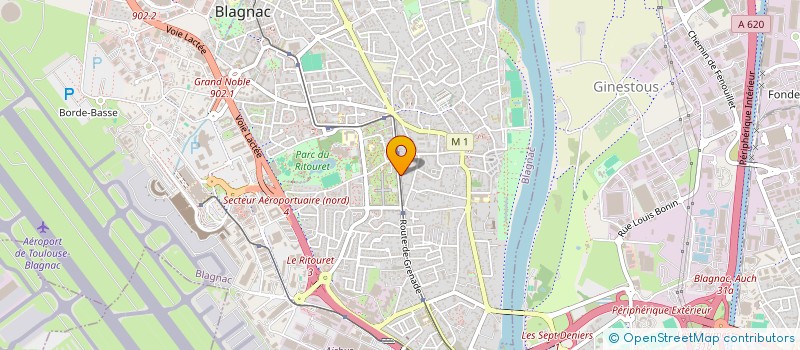 localisation de l'entreprise MADAME LOUNA WIETZEL à BLAGNAC