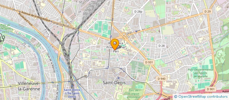 localisation de l'entreprise MADAME LOUNDJA NAIT HOCINE  SAINT-DENIS