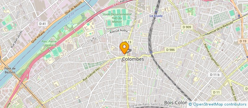 localisation de l'entreprise MADAME LOUNES BERKANE à COLOMBES
