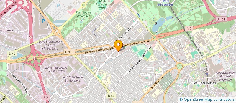 localisation de l'entreprise MADAME LOURDCHIA JOSEPH MARIYANAYAGAM à AULNAY-SOUS-BOIS