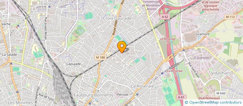 localisation de l'entreprise MADAME LOURDES ROMAN SALAS à TOULOUSE