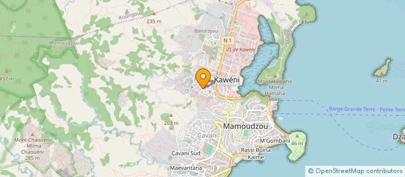 localisation de l'entreprise MADAME LOUTFIA ALI  MAMOUDZOU