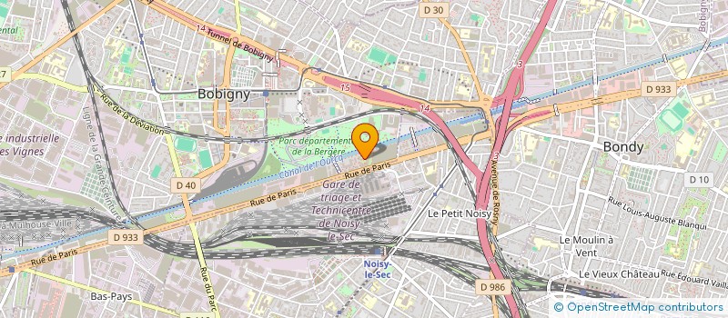 localisation de l'entreprise MADAME LOUVINIA CELMA  BOBIGNY