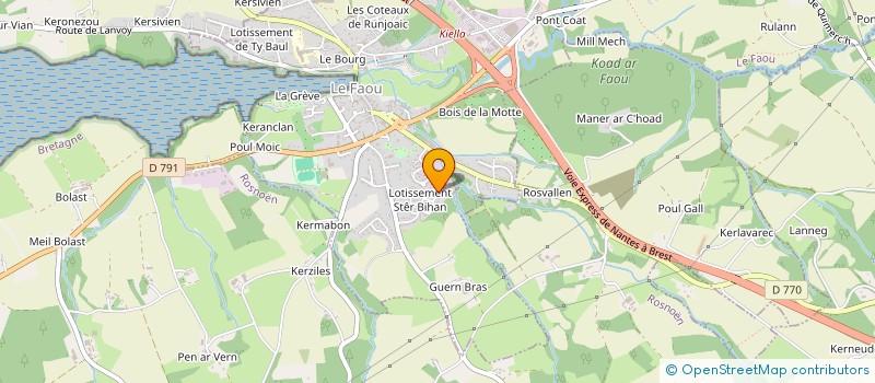 localisation de l'entreprise MADAME LOVE IRECE  LE FAOU