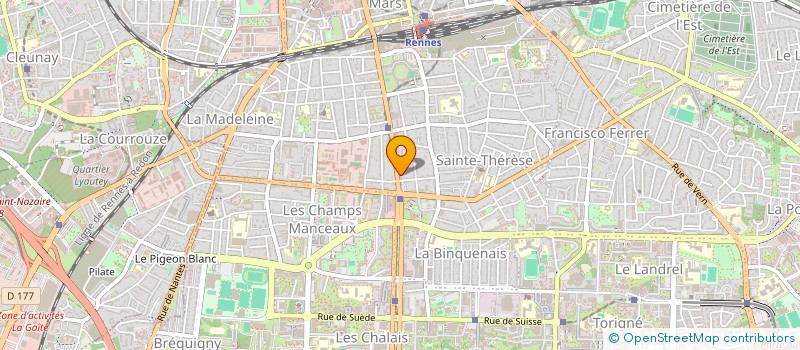 localisation de l'entreprise MADAME LOVECANIA JOSAPHAT à RENNES