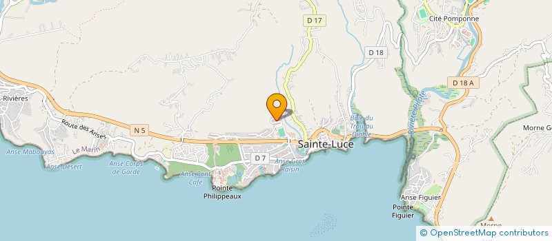 localisation de l'entreprise MADAME LOVELY REGNA  SAINTE-LUCE