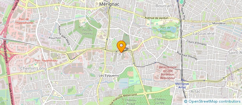 localisation de l'entreprise MADAME LOVETH OVENSERI  MERIGNAC