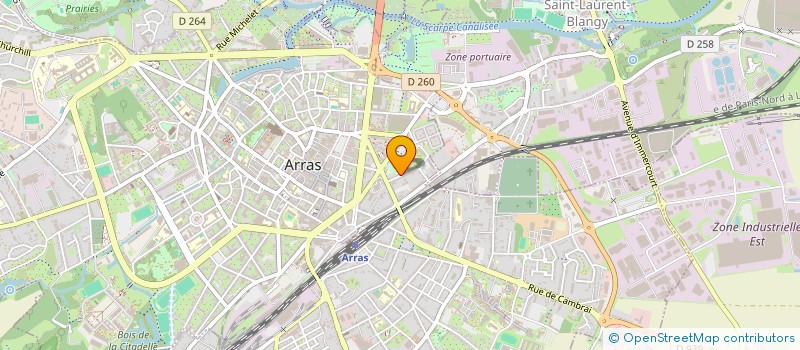 localisation de l'entreprise MADAME LOVITA ARORA à ARRAS