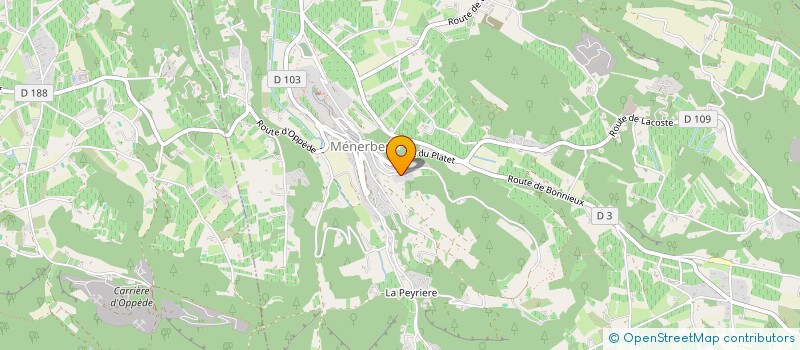 localisation de l'entreprise MADAME LOVONNE PROCTER  MENERBES