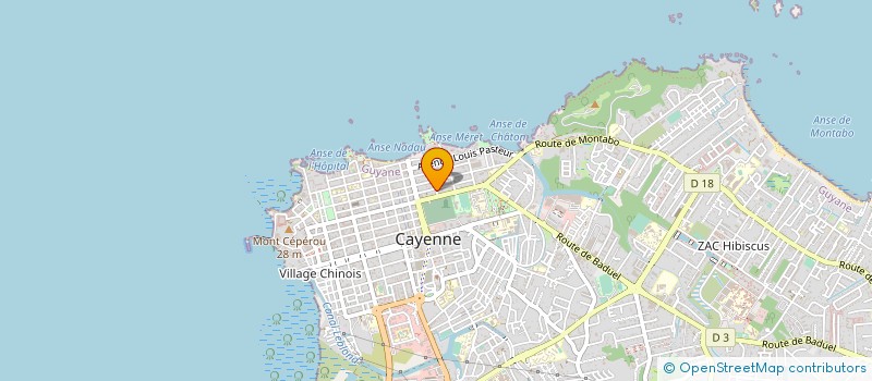 localisation de l'entreprise MADAME LOYS DEBUC à CAYENNE
