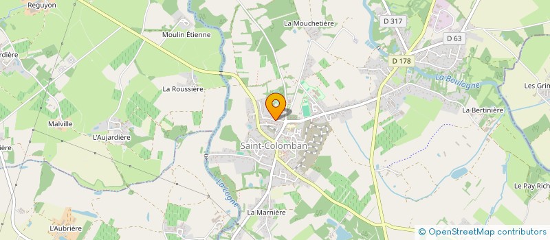 localisation de l'entreprise MADAME LOZENE BESSON  SAINT-COLOMBAN