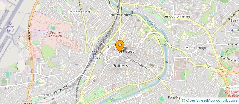 localisation de l'entreprise MADAME LU-ANN COLLIN à POITIERS