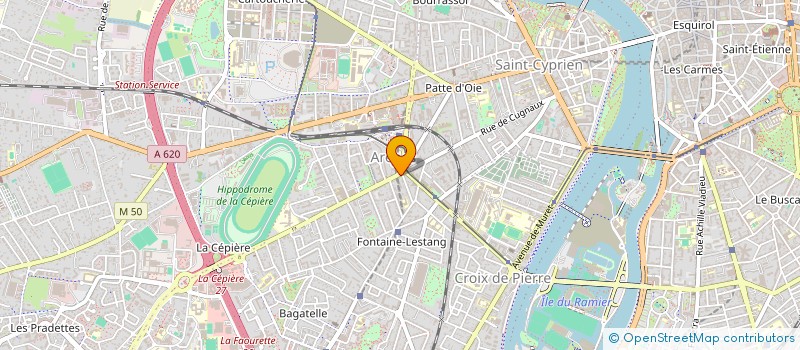 localisation de l'entreprise MADAME LU RAMIN  TOULOUSE