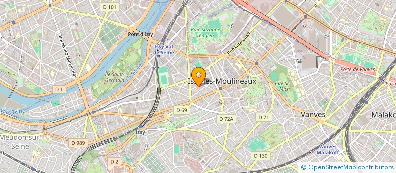 localisation de l'entreprise MADAME LU WANG à ISSY-LES-MOULINEAUX