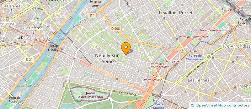 localisation de l'entreprise MADAME LU WANG à NEUILLY-SUR-SEINE