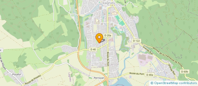 localisation de l'entreprise MADAME LU WANG  LAGNIEU