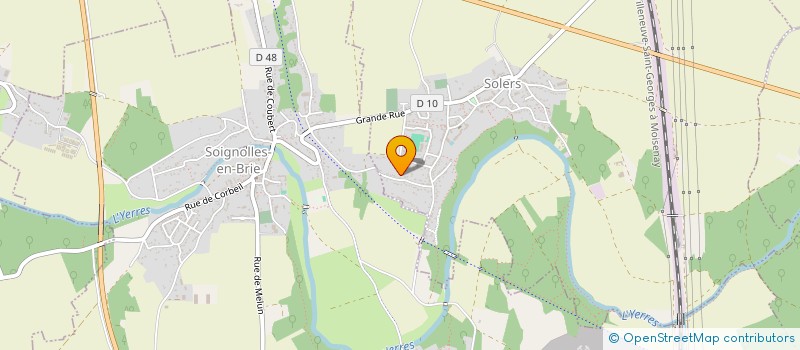 localisation de l'entreprise MADAME LUANA ALVES DOS SANTOS  SOLERS