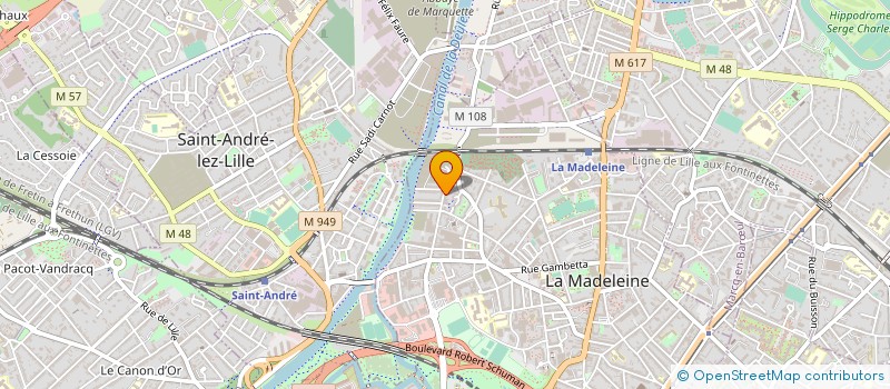 localisation de l'entreprise MADAME LUANA FAGUNDES à LA MADELEINE