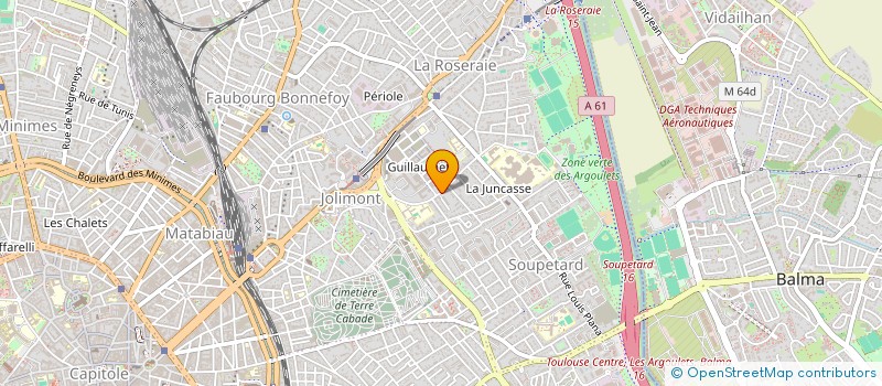 localisation de l'entreprise MADAME LUANA FERNANDES DE JESUS  TOULOUSE