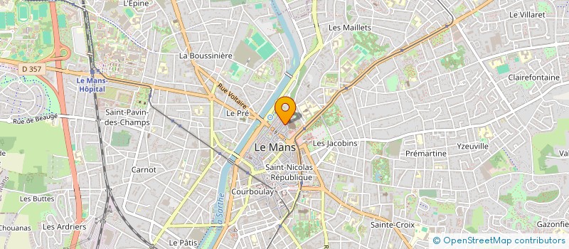 localisation de l'entreprise MADAME LUANA JOUIN à LE MANS