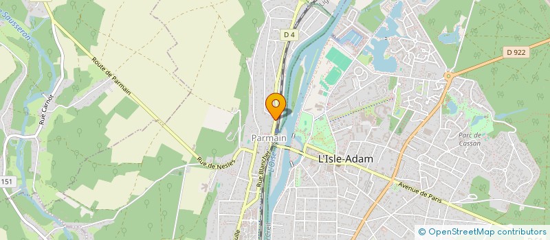 localisation de l'entreprise MADAME LUANA LE BUREL  PARMAIN