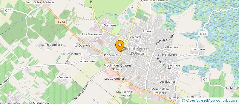 localisation de l'entreprise MADAME LUANA LE GOFF  SAINT-PIERRE-D'OLERON