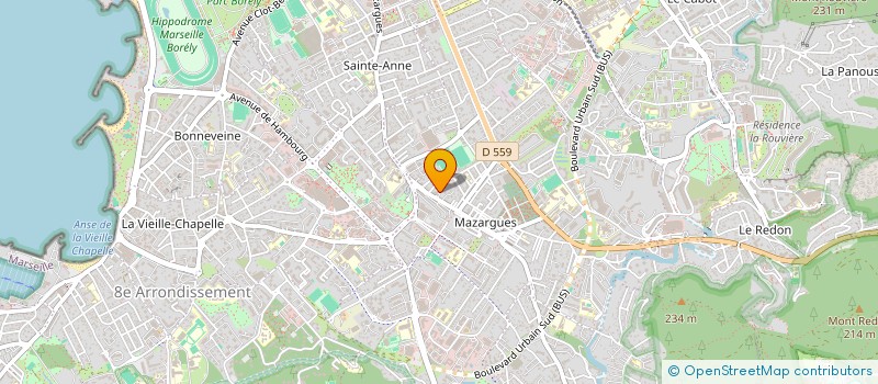 localisation de l'entreprise MADAME LUANA MARTY  MARSEILLE