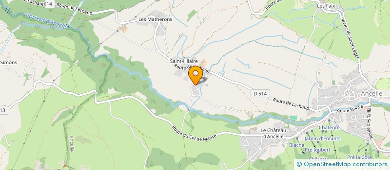 localisation de l'entreprise MADAME LUANA MATHERON  ANCELLE