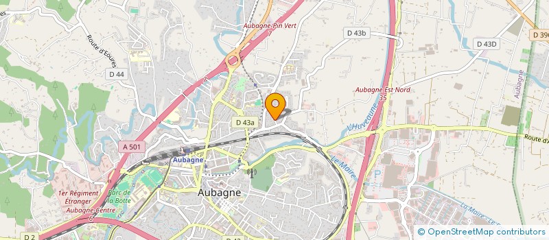 localisation de l'entreprise MADAME LUANA RYF  AUBAGNE