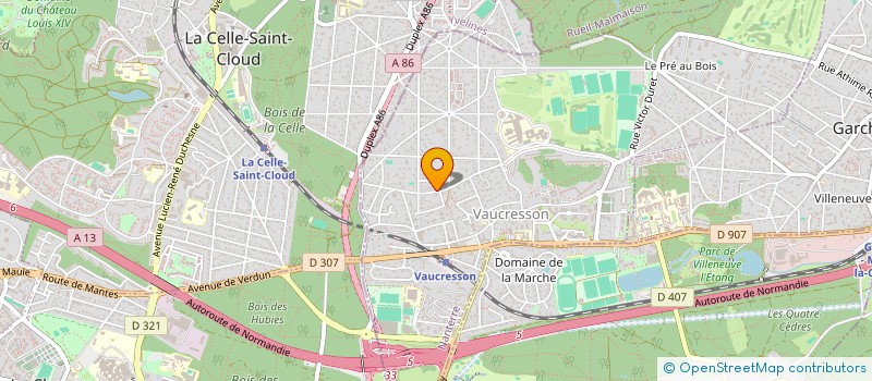 localisation de l'entreprise MADAME LUANA TENCA  VAUCRESSON