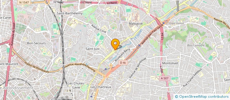 localisation de l'entreprise MADAME LUANE DHOMBRES à MARSEILLE