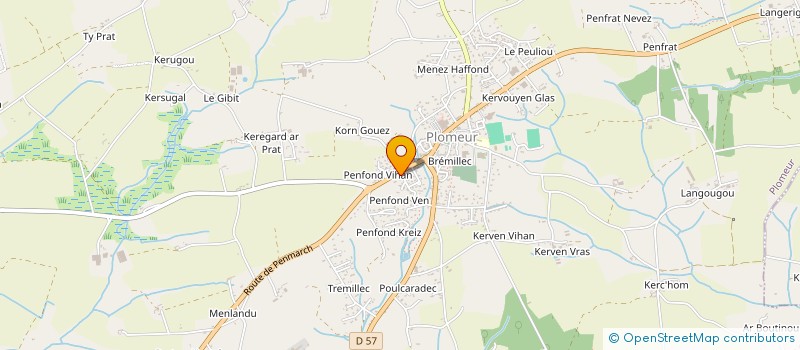 localisation de l'entreprise MADAME LUANN JEHENNE  PLOMEUR