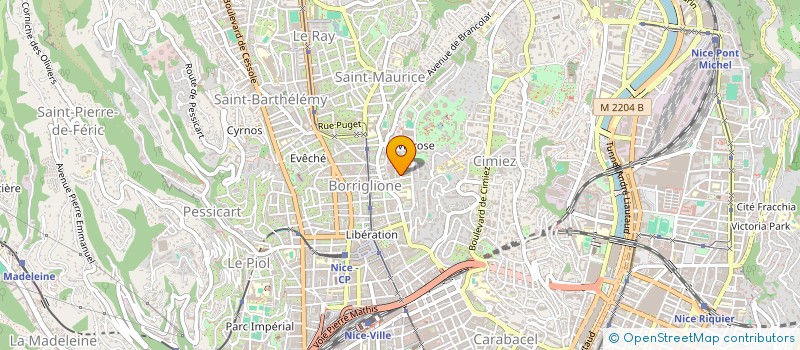 localisation de l'entreprise MADAME LUBNA KHADER à NICE