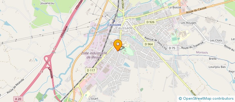 localisation de l'entreprise MADAME LUBOV KROUTCHININA  CAUSSADE