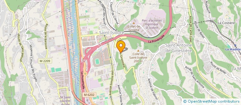 localisation de l'entreprise MADAME LUCA NAGY  NICE