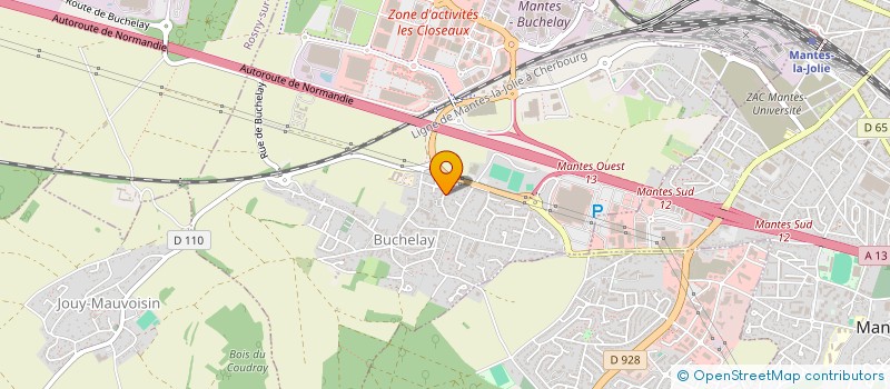 localisation de l'entreprise MADAME LUCCIANA PREIRA  BUCHELAY