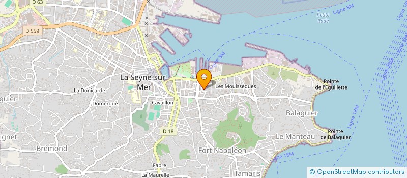 localisation de l'entreprise MADAME LUCE ALVES à LA SEYNE-SUR-MER