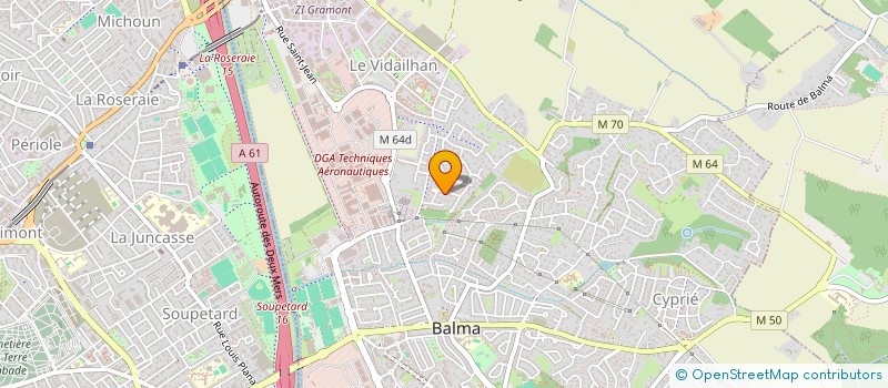 localisation de l'entreprise MADAME LUCE ARGOUD à BALMA