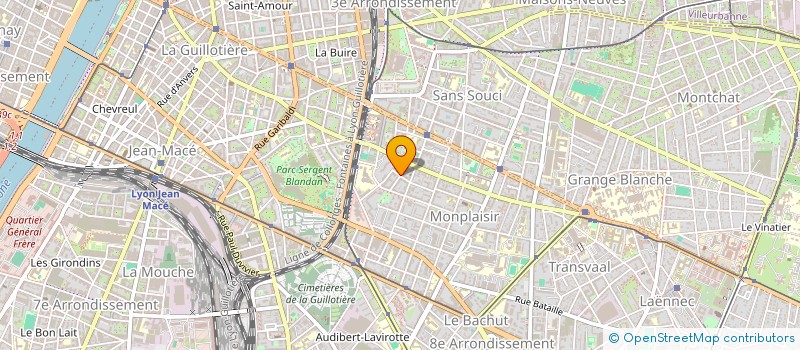 localisation de l'entreprise MADAME LUCE-AURORE CISSE  LYON