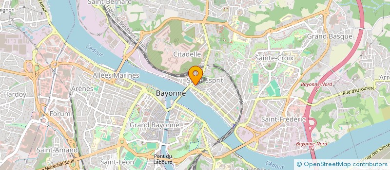 localisation de l'entreprise MADAME LUCE BERHONDE à BAYONNE