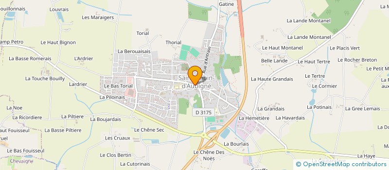 localisation de l'entreprise MADAME LUCE BESTIN à SAINT AUBIN D'AUBIGNE
