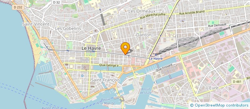 localisation de l'entreprise MADAME LUCE DIVISIA à LE HAVRE