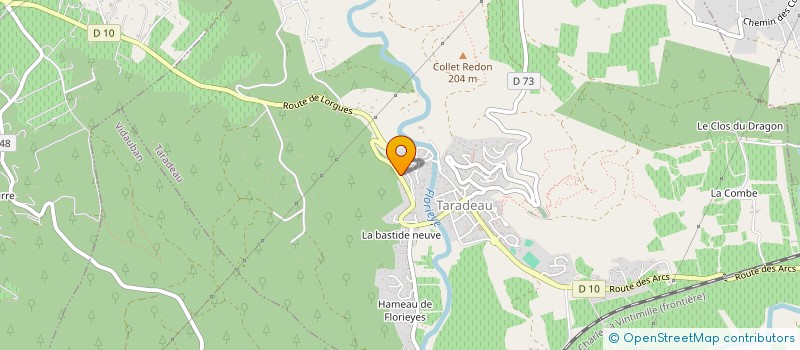 localisation de l'entreprise MADAME LUCE ESTEVE  LES ARCS