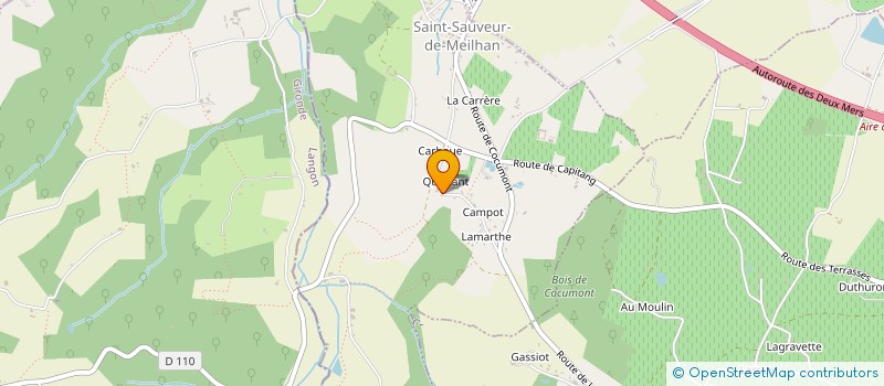 localisation de l'entreprise MADAME LUCE FAGET  SAINT-SAUVEUR-DE-MEILHAN