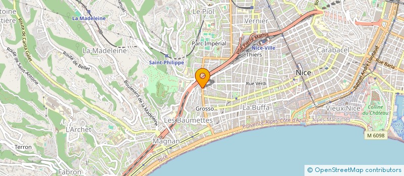 localisation de l'entreprise MADAME LUCE FALERME à NICE