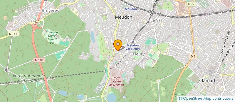 localisation de l'entreprise MADAME LUCE FLAURE  MEUDON