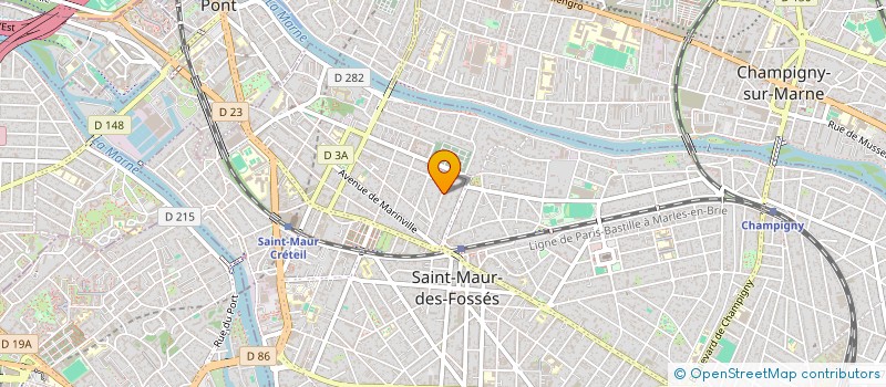 localisation de l'entreprise MADAME LUCE GARCIA à SAINT-MAUR-DES-FOSSES