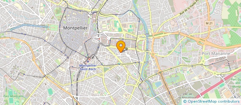localisation de l'entreprise MADAME LUCE GARRIGUES à MONTPELLIER