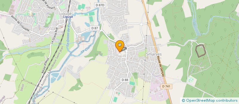 localisation de l'entreprise MADAME LUCE GRANDJEAN à SMARVES