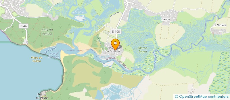 localisation de l'entreprise MADAME LUCE GRIMAULT  TALMONT-SAINT-HILAIRE